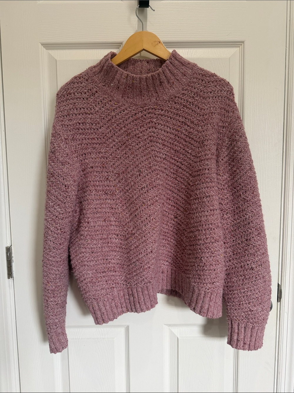 Old Navy Dusty Rose Cowl Neck Sweater